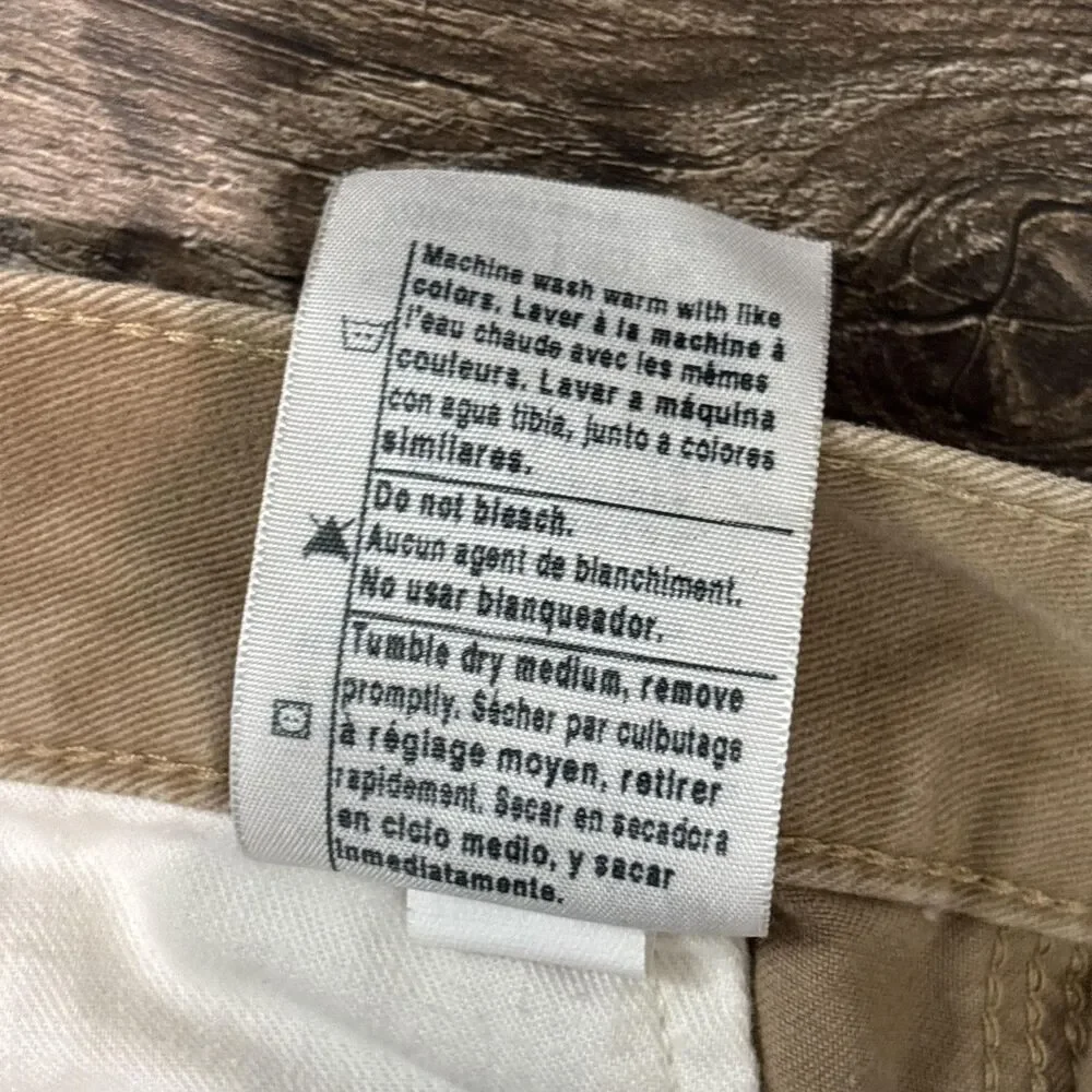 Carhartt Pants Men's 32x31 Khaki Relaxed Fit Carpenter Work Utility Straight Leg
